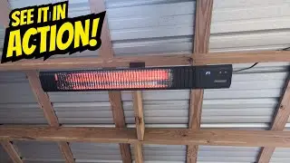 PowerScale Outdoor Heaters for Patio Electric, 1500W Infrared Heater,  Patio Heaters for Outdoor Use