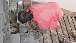 تقنيات مذهلة لبناء السلالم من الرخام والسيراميك بطريقة متقنة