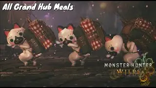 Monster Hunter Wilds - All Grand Hub Meals (Blossom Dance Event)