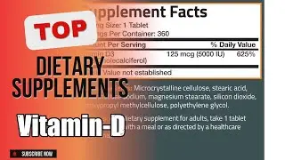 Top 3 Dietary Supplements about Vitamin-D Most Purchased of NOW