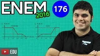 ENEM 2016 Matemática #41 - Interpretação de Gráfico de Vazão Constante