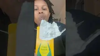 GOOD & GATHER #asmr #cornstarch #powderplay #bigbites #argo #eatingvideos #mukbang