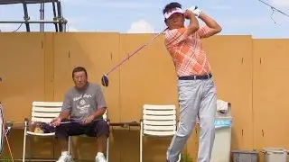 ジャンボ尾崎が直道にグローレＦの飛ばしの秘策をアドバイス
