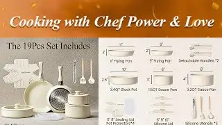 Chef Power Ceramic Cookware Set with Detachable Handles: The Ultimate Kitchen Upgrade
