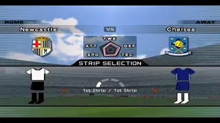 PES 6 - Newcastle vs Chelsea (Melhores Momentos) / PS2