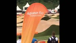Laura Smulders at the 2016 Olympic track in Rio de Janeiro