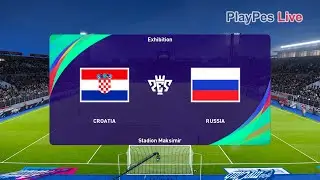 PES 2021 - CROATIA vs RUSSIA - Full Match & Goals - Gameplay PC
