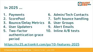 10 Features Every ActionKit Client Should Use (2025)
