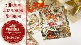 2 Hours DIY Junk Journal Tutorial For Beginners | Long Soft ASMR Scrapbook No Talking Paper Crafts