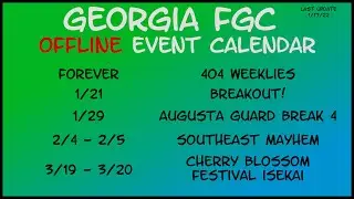 Georgia FGC Tournament Dates(2) [1/17/22]