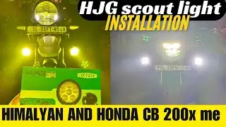 Karol Bagh Me Bike Light Upgrade Himalayan 450 & Honda CB200X Modifications