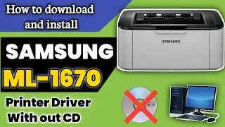 How to Install Samsung ML-1670 Printer USB Driver and Free download Driver.Samsung Printer Software.