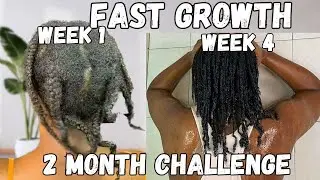 MY SHOCKING 1-MONTH HAIR GROWTH RESULTS! |2-MONTH NATURAL HAIR CHALLENGE 
