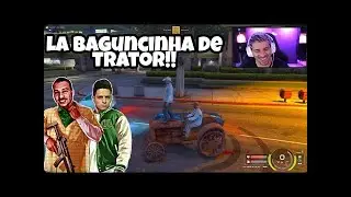 CJ E CONNOR ANDANDO COM UM TRATOR ROUBADO !!!