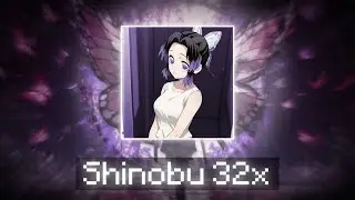 Shinobu Kochou 32x Texture Pack For MCPE 1.21+ | Girl PvP Texture Pack 💜