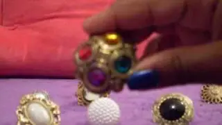 How To Make Your Own Jewelry: Button Rings !
