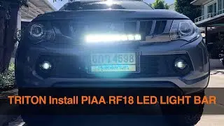 Preview | MITSUBISHI TRITON Install PIAA RF18 LED Light Bar by TDD AUTO