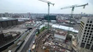 Three Pancras Square Construction Timelapse