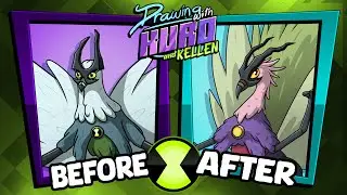 Kuro & Kellen Draw a Magic Bird Alien