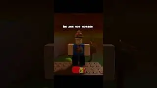 We are not horses, we are humans! And humans are.. [forsaken] #forsaken #roblox #squidgame