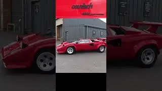 Lamborghini Countach 5000 Leaving The Motorist #lamborghini #countach #TheMotorist #TheMotoristMeets