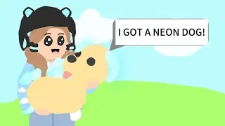 MY EXPERIENCE OF MAKING MY FIRST NEON PET! Adopt me @ItsHisa15