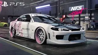 🔥 Nissan Silvia Spec R CLEAN Customization & 700+ HP Tuning  | Need for Speed Heat | PS5
