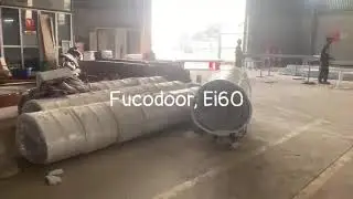 Application of EI 60-minute fire-resistant rolling doors