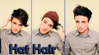 How to Deal with Hat Hair | Messy & Pushed Back Hair