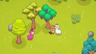 Creating and animating and Alpaca for Everafter Falls (game development)