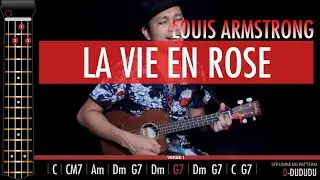 🎸🌹 La Vie En Rose - Louis Armstrong   | Cover + Tabs + Chords |