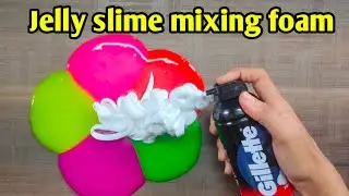 Jelly slime mixing foam cream/வேர லெவல் 😃/craft tamil