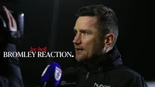 BROMLEY REACTION | Lee Bell On Late Bromley Draw