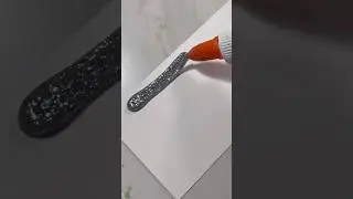Этот рисунок с именем, выполненный с помощью клея и блесток, просто завораживает ✨ 😍 ✨, #шорты, #...