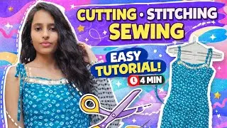 No Tailor Needed! Easy Suit Cutting & Sewing at Home 🧵#sewingstitches #kurtistyle #styleinspiration 