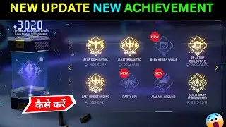 All New Achievement Mission | Free Fire New Achievement Mission | How To Complete New Achievement