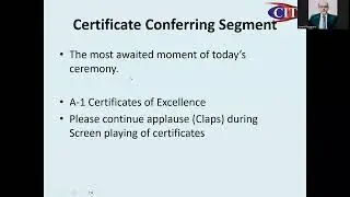 A-1 -French Certificates Conferring ceremony 04January 2026