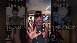 HAPPY SONGS VS SAD SONGS! #happy #sad #music #quiz #lyrics