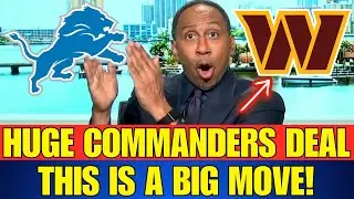 💥🥳 NFL'S TOP SIGNING!!! FRONT OFFICE ANNOUNCES TODAY!! COMMANDERS NEWS TODAY! Commanders News