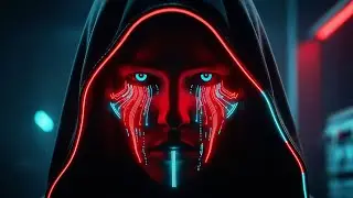 ELECTRIC GHOST - Synthwave Music Video | Emotional Electronic Music 2025