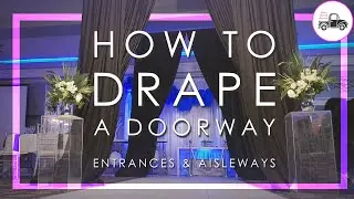 DIY EVENT DRAPING FOR AISLEWAY (WEDDING RENTAL EXAMPLE)