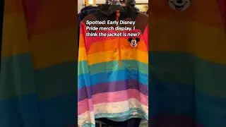 I think this pride flag theme Mickey Mouse jacket is new? 🤔 #lgbt #pride #disney #disneystyle #disne