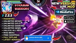 Stickman Warriors Mod V2.0.5 Apk Terbaru 2025 - Unlimited Money & Unlock All Character