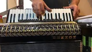 Tastaturüberholung eines Akkordeons