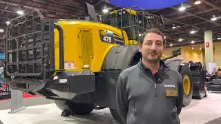 Komatsu Displays WA475-10 Wheel Loader with New Features at 2023 NDA Show in Phoenix