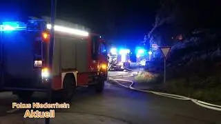 Großbrand in Viersen fordert über 140 Rettungskräfte. 19.12.2025