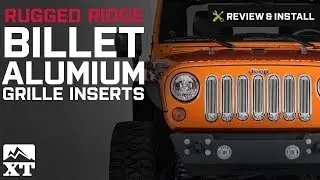 Jeep Wrangler Rugged Ridge Billet Aluminum Grille Inserts (2007-2016 JK) Review & Install