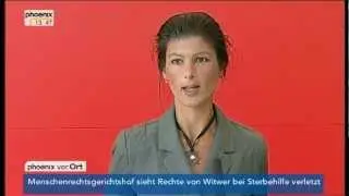 Sahra Wagenknecht - die Linken zur Bankenrettung in Spanien