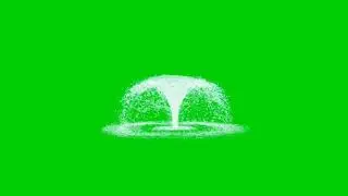 special fountain green screen effect for Whatsapp Status video