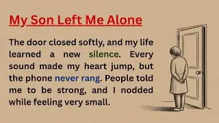 My Son Left Me Alone | A Sad English Story That Will Make You Feel